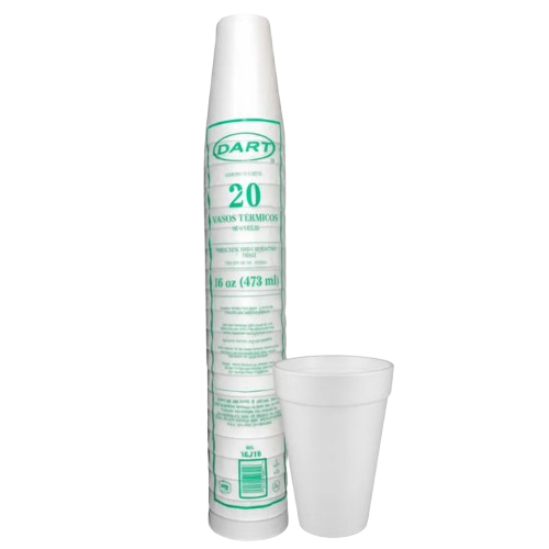 VASO TÉRMICO DART c/100 pz