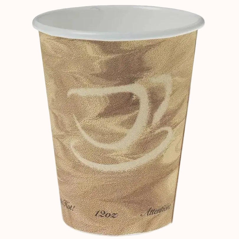 VASO ENCERADO SOLO CUP c/ TAPA CAPUCHINERA c/50 pz