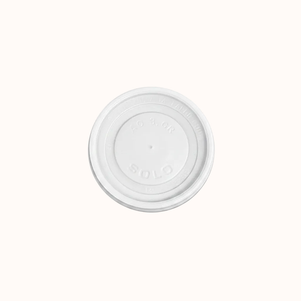 VASO ENCERADO SOLO CUP c/TAPA PLANA c/100 pz