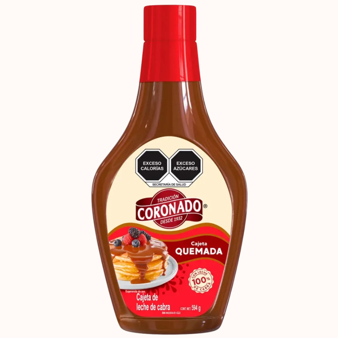 CAJETA QUEMADA CORONADO c/594 g o c/5 kg