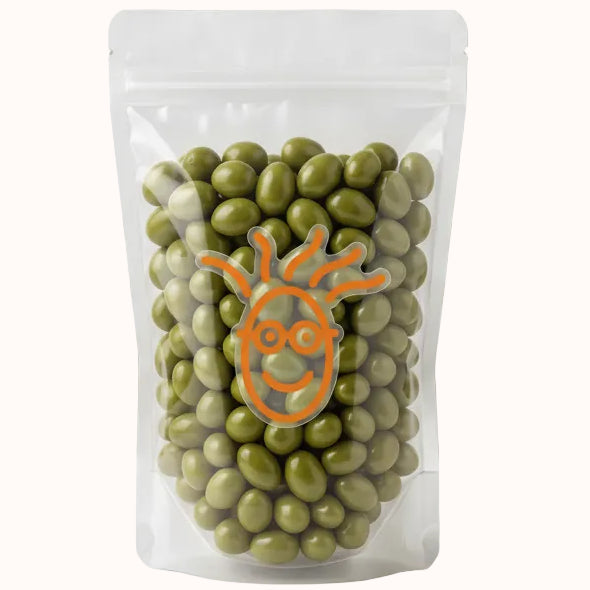 ALMENDRAS CUBIERTAS EN MATCHA c/500 g