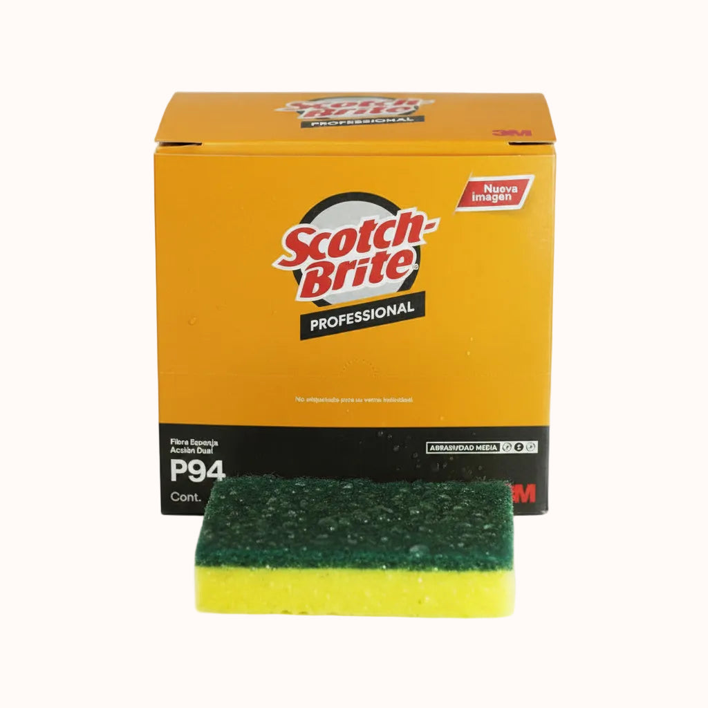 FIBRA ESPONJA P-94 SCOTCH-BRITE c/12 pz