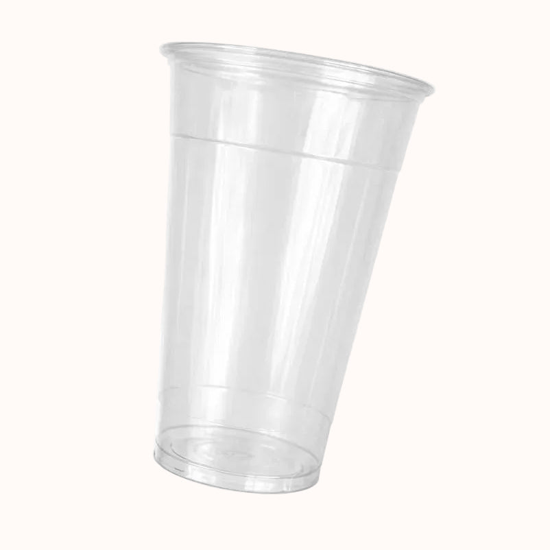 VASO DE PLA TIPO CRISTAL BIO c/25 pz