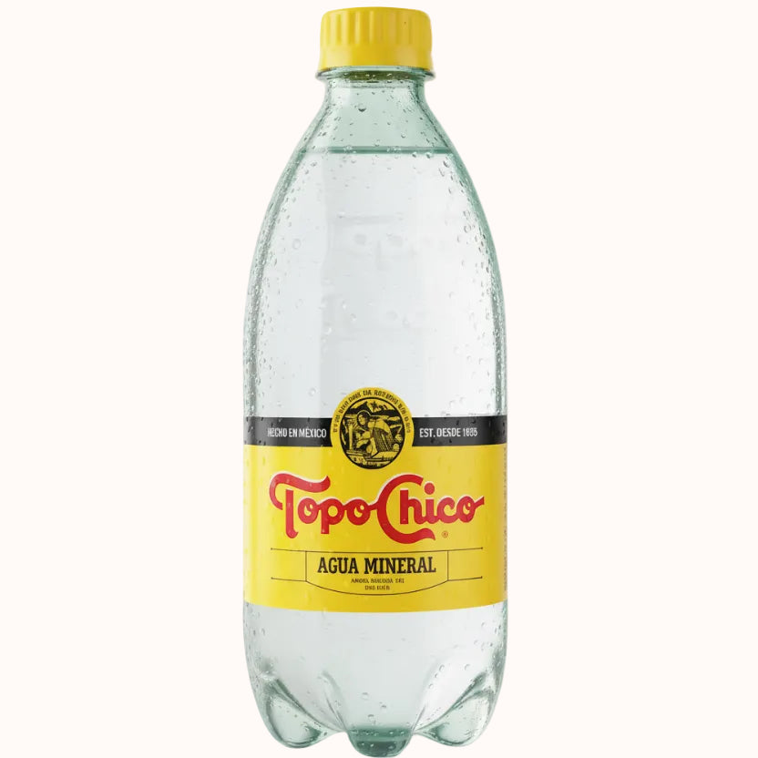AGUA MINERAL TOPO CHICO c/12 pz de 355 o 600 mL