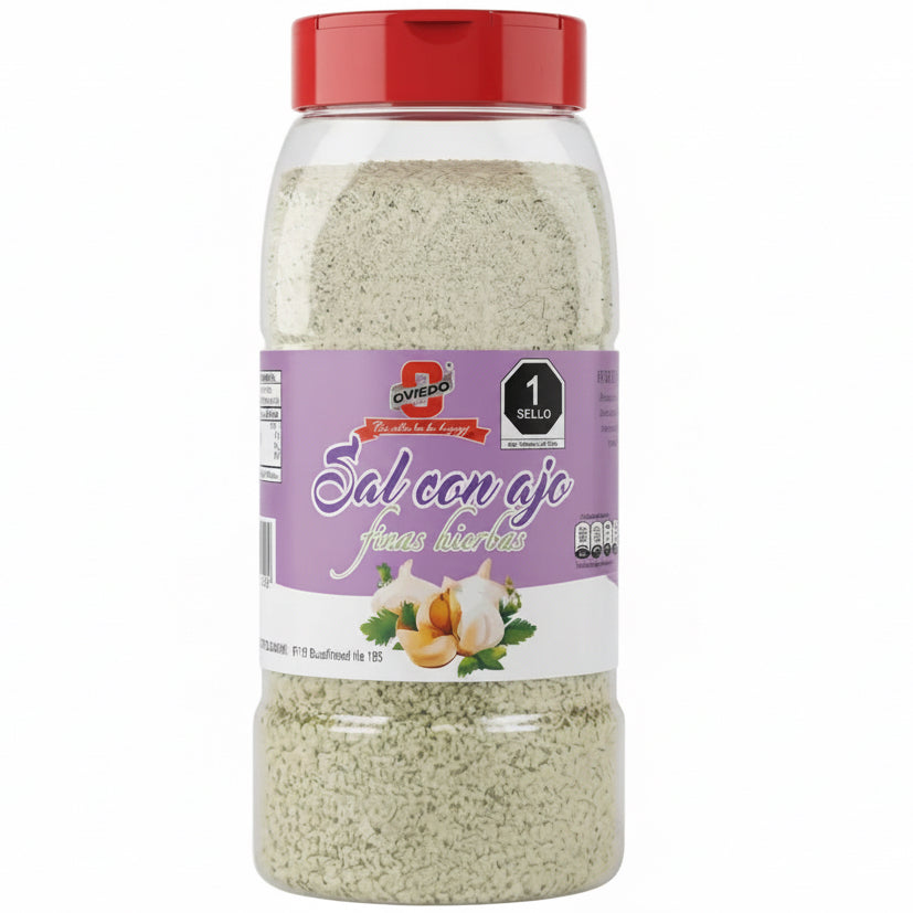 SAZONADOR SAL CON AJO Y FINAS HIERBAS OVIEDO c/1 kg