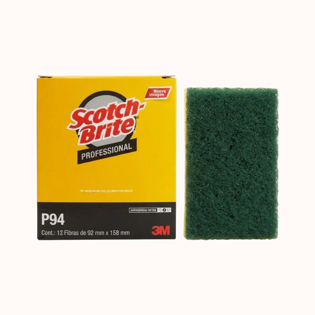 FIBRA ESPONJA P-94 SCOTCH-BRITE c/12 pz
