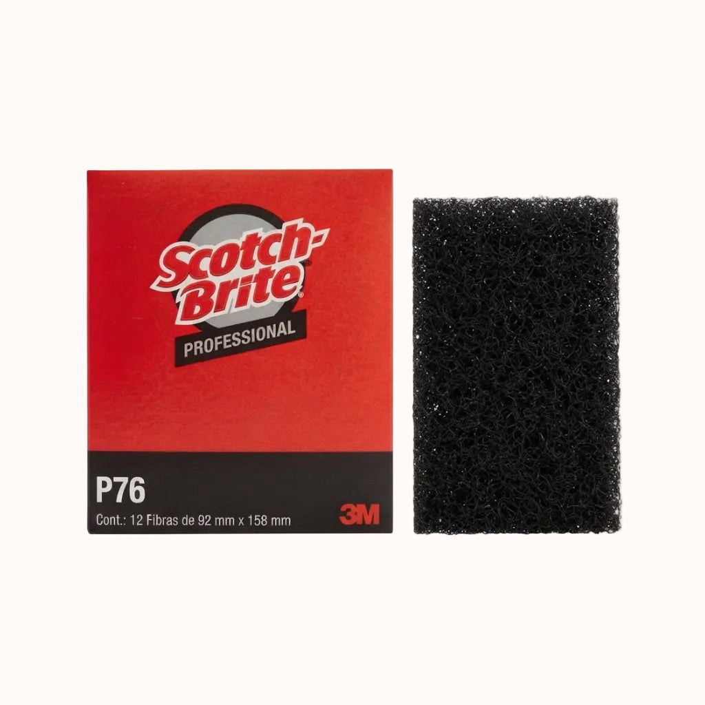 FIBRA NEGRA P-76 SCOTCH-BRITE c/12 pz