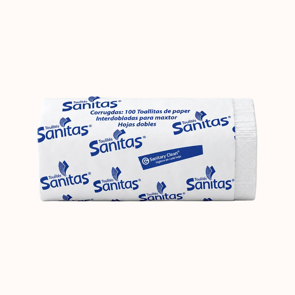 TOALLA INTERDOBLADA SANITAS c/20 paq