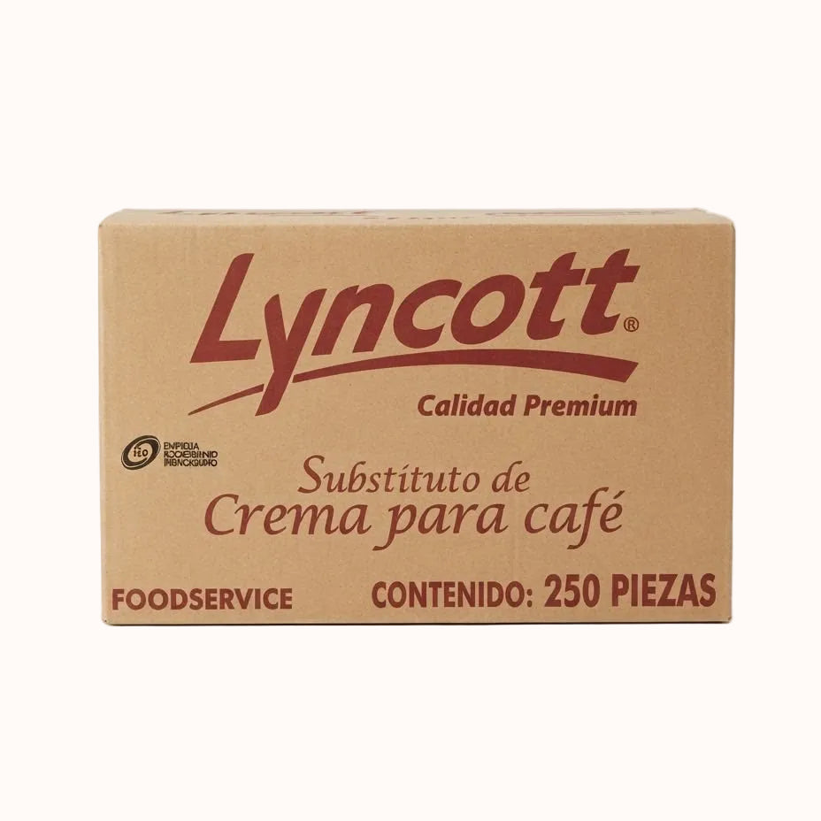 CREMA PARA CAFÉ (CREMERO) LYNCOTT c/250 pz