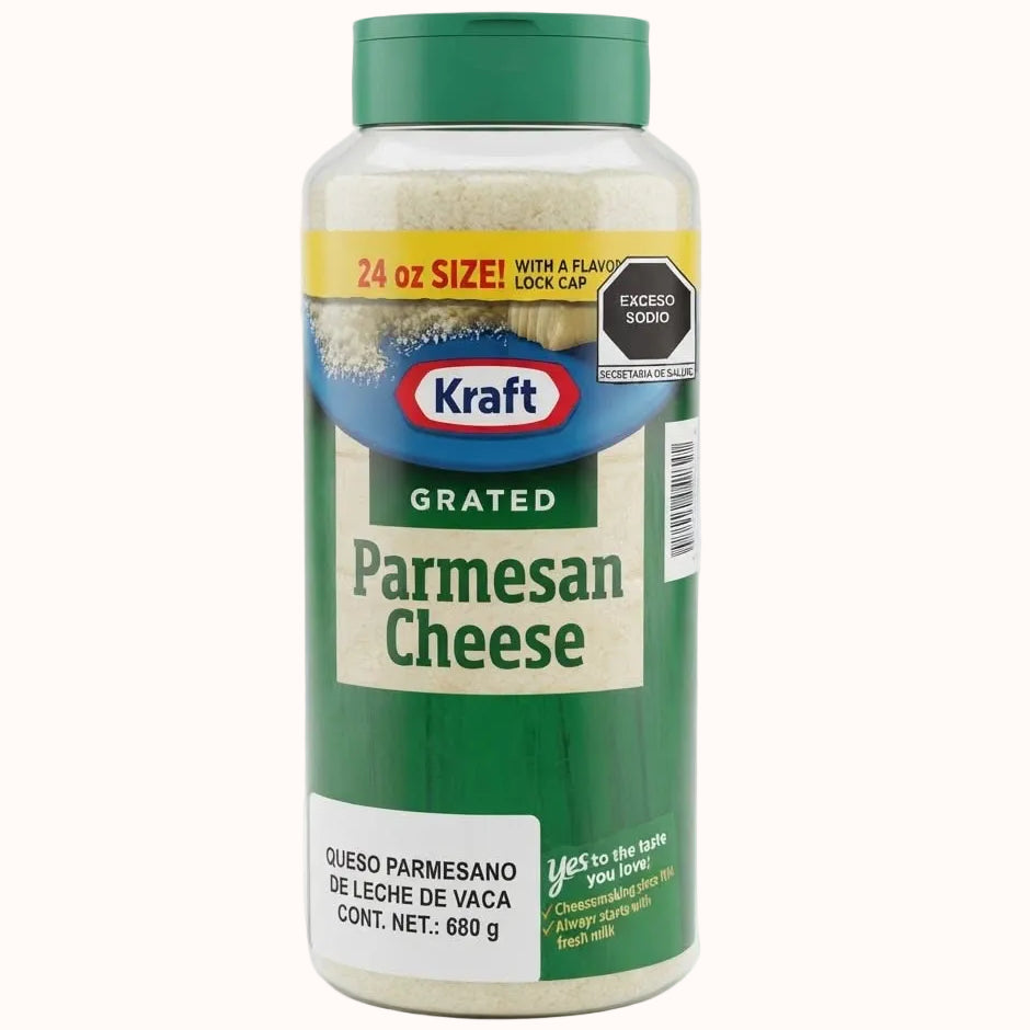 QUESO PARMESANO RALLADO KRAFT c/680 gr