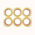 PACK DE CINTA TRANSPARENTE JUMBO c/6 pz