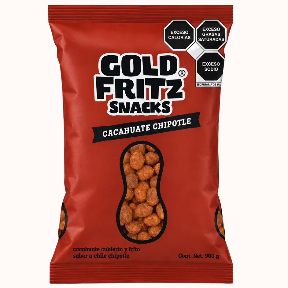 CACAHUATE CHIPOTLE GOLD FRITZ c/900 g