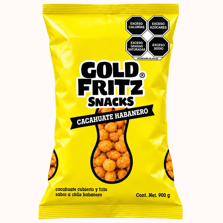 CACAHUATE HABANERO GOLD FRITZ c/900 g
