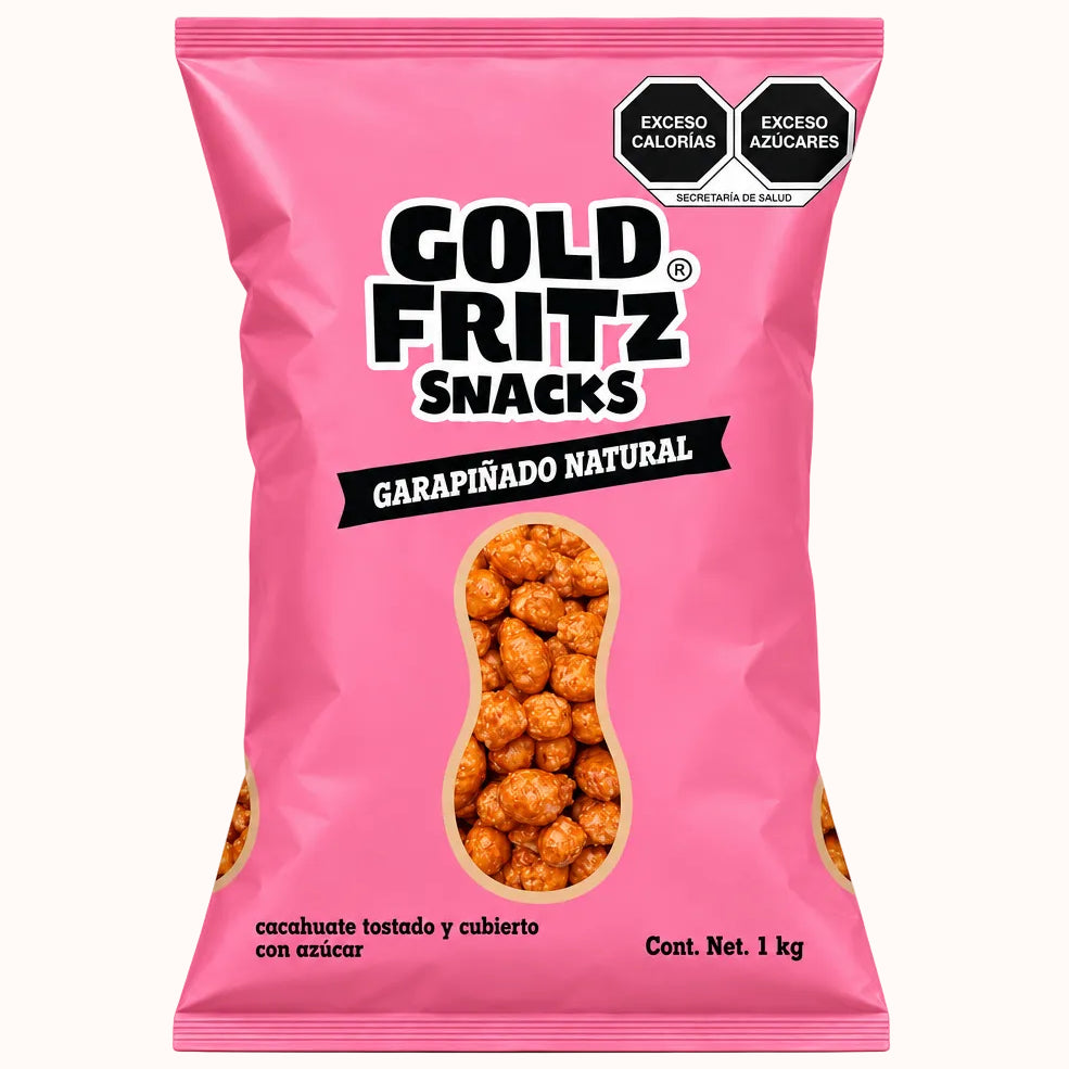 CACAHUATE GARRAPIÑADO NATURAL GOLD FRITZ c/1 kg