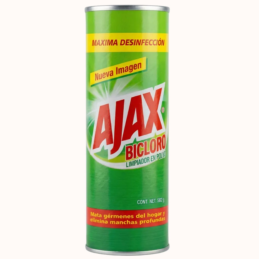 LIMPIADOR EN POLVO AJAX BICLORO c/388 g o c/24 pz de 582 g